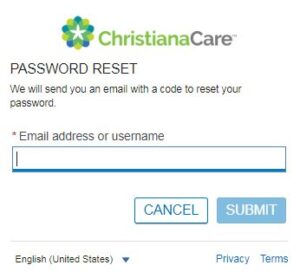 christiana care patient portal password reset