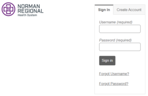 norman regional patient portal login