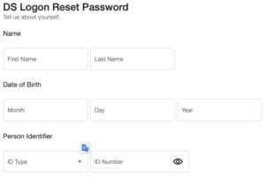 Tricare Patient Portal Password reset