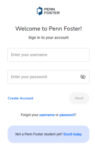 penn foster student portal login