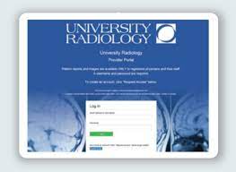 university radiology patient portal login
