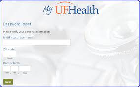 uf health patient portal password reset